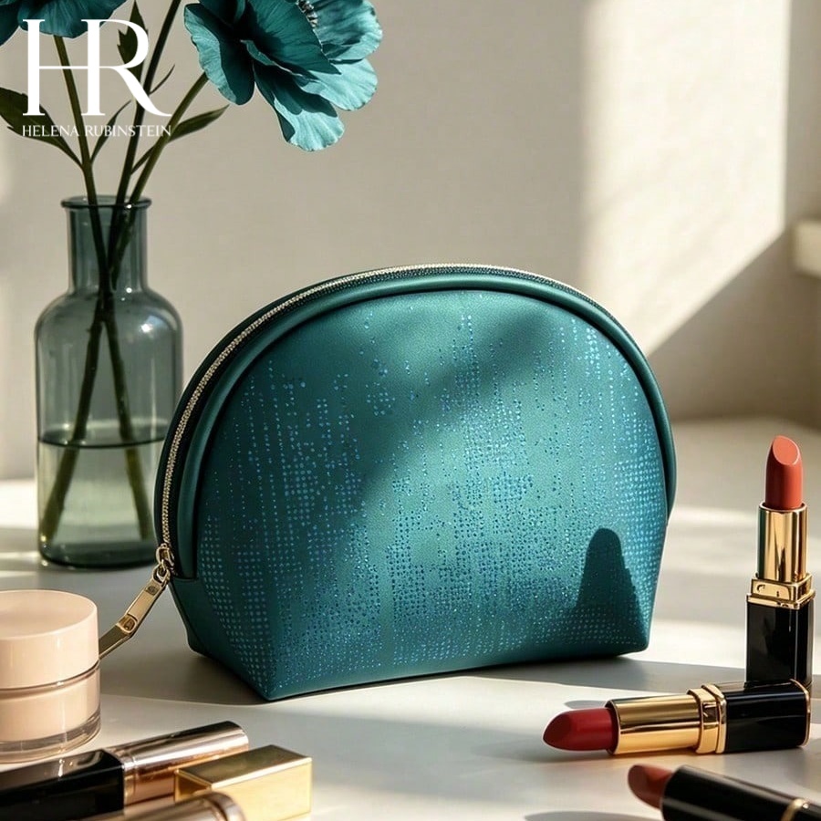 Luxury Skincare Makeup - Torebka HELENA HELENA: Elegancka, minimalistyczna, teksturowana