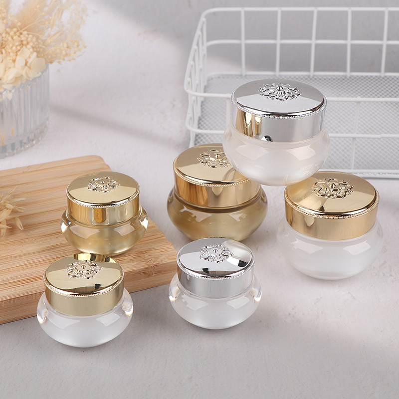 Luxury Skincare Makeup - Akrylowe puste słoiczki podróżne na krem