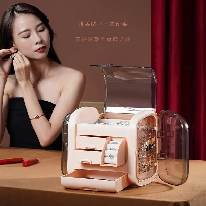 Luxury Skincare Makeup - Luksusowa kosmetyczka LED z lustrem HD