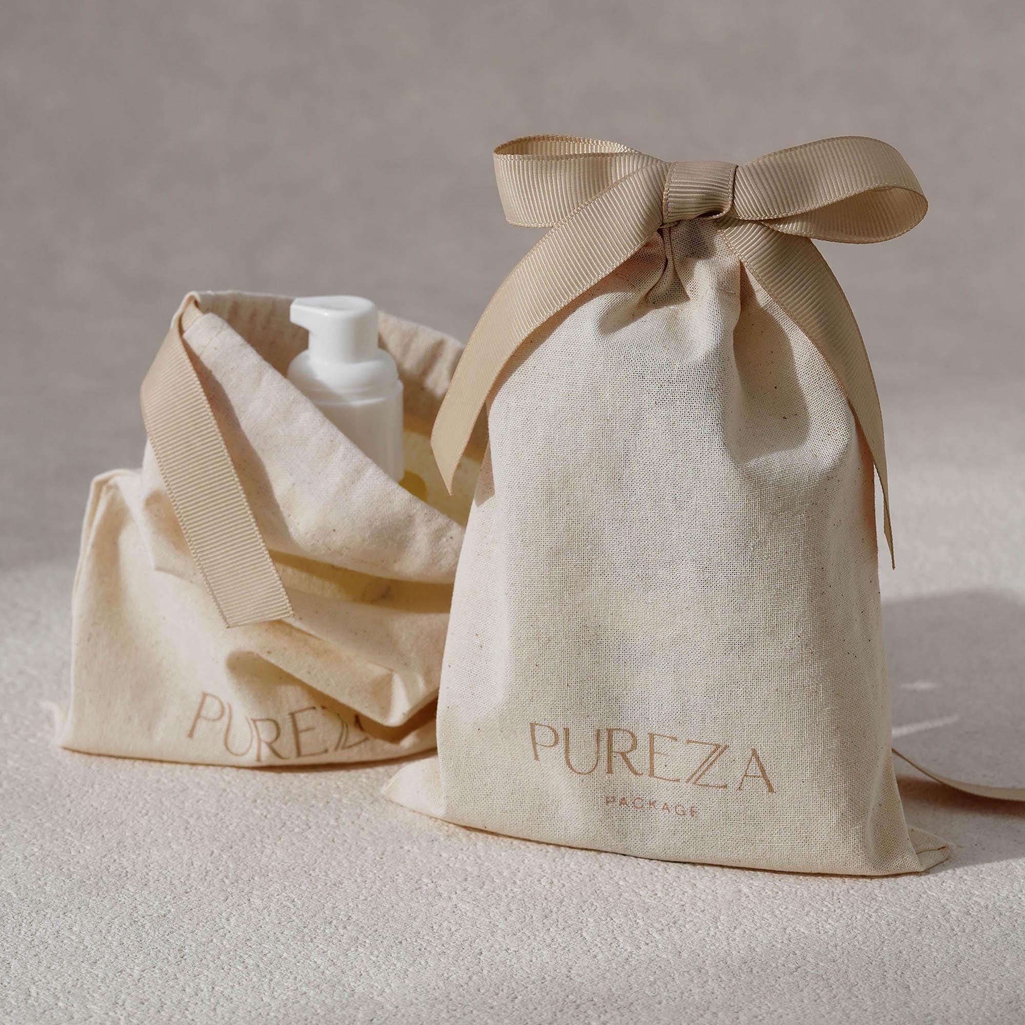 Luxury Skincare Event - Personalizowane, ekologiczne, luksusowe woreczki z naturalnej