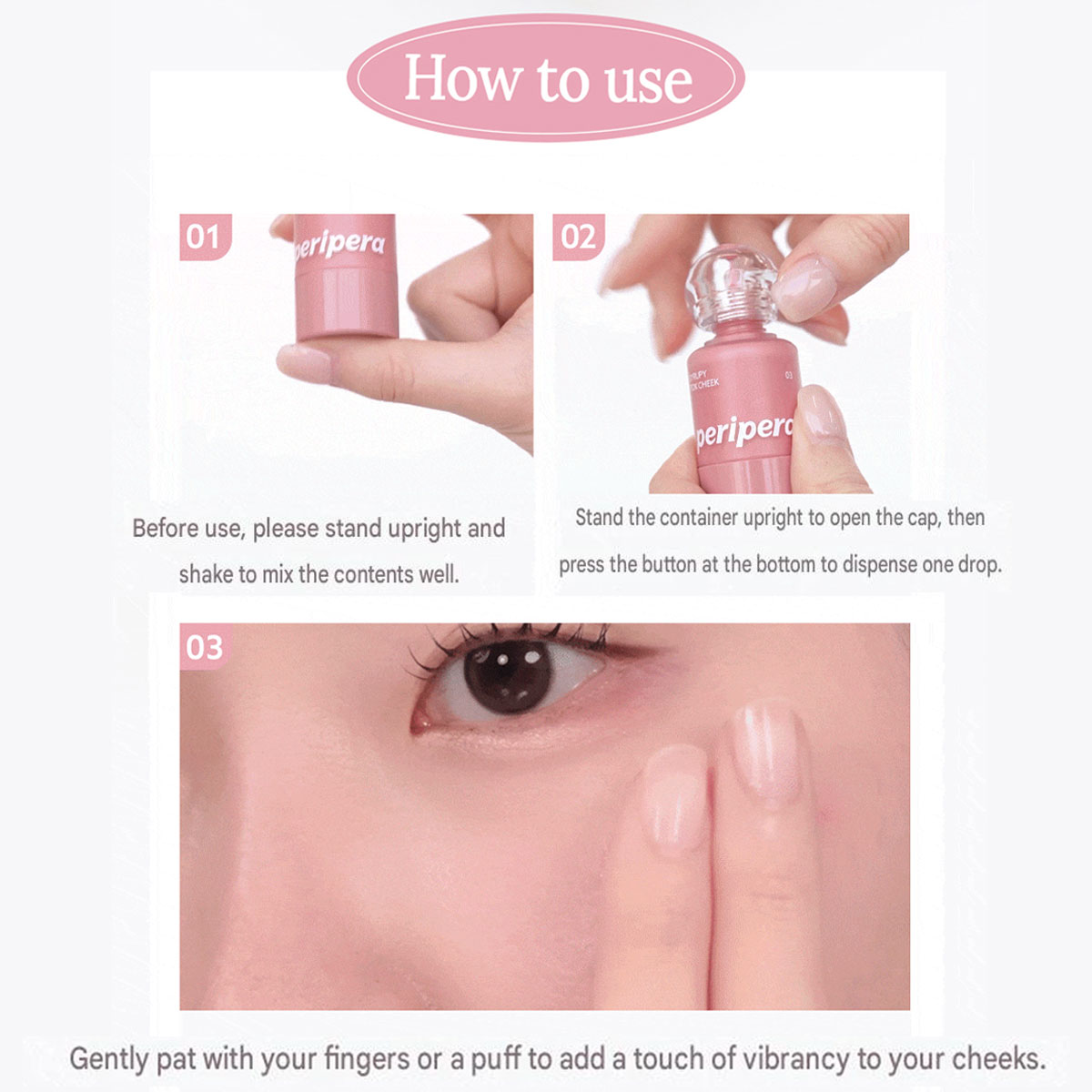 PERIPERA SYRUPY TOK CHEEK, Naw – Luxury Skincare Makeup recenzja i cena