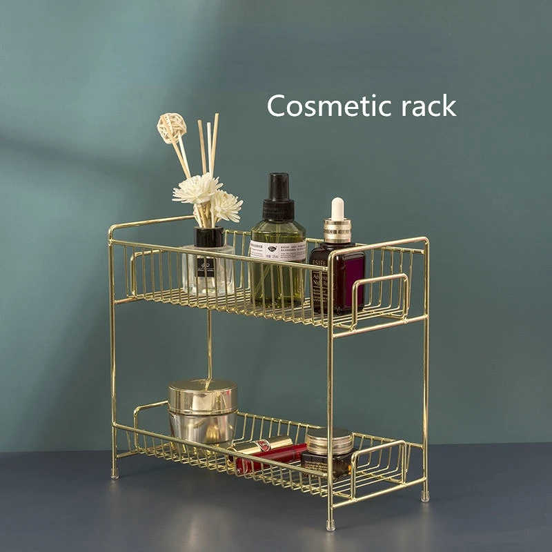 Luksusowy metalowy złoty stoja – Luxury Skincare Makeup recenzja i cena